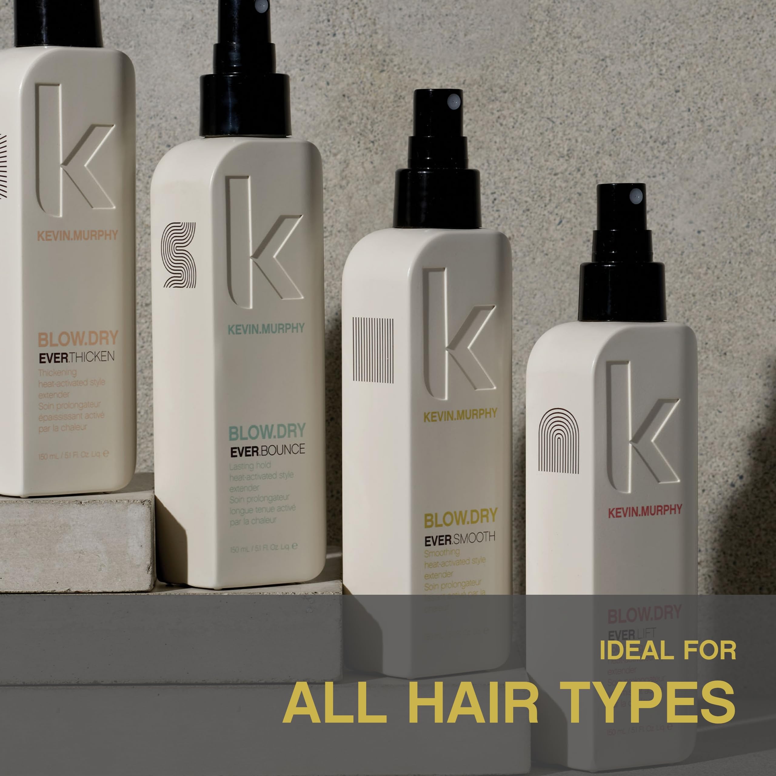 Texture légère: Kevin Murphy BLOW.DRY EVER.SMOOTH facilite le brushing sans alourdir.