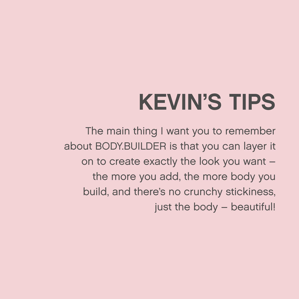 Formule BODY.BUILDER sans sulfates pour un soin doux.