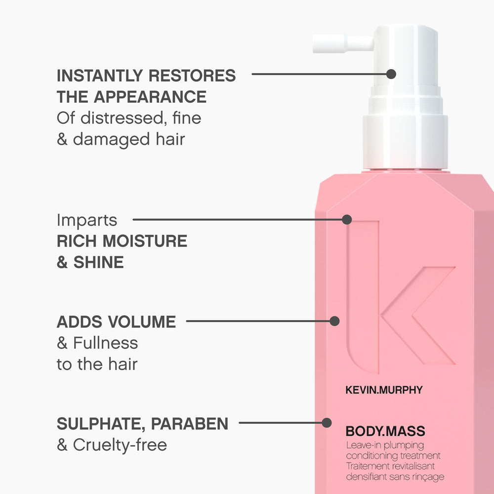 Kevin Murphy Body Mass – renforce les fibres capillaires et densifie.