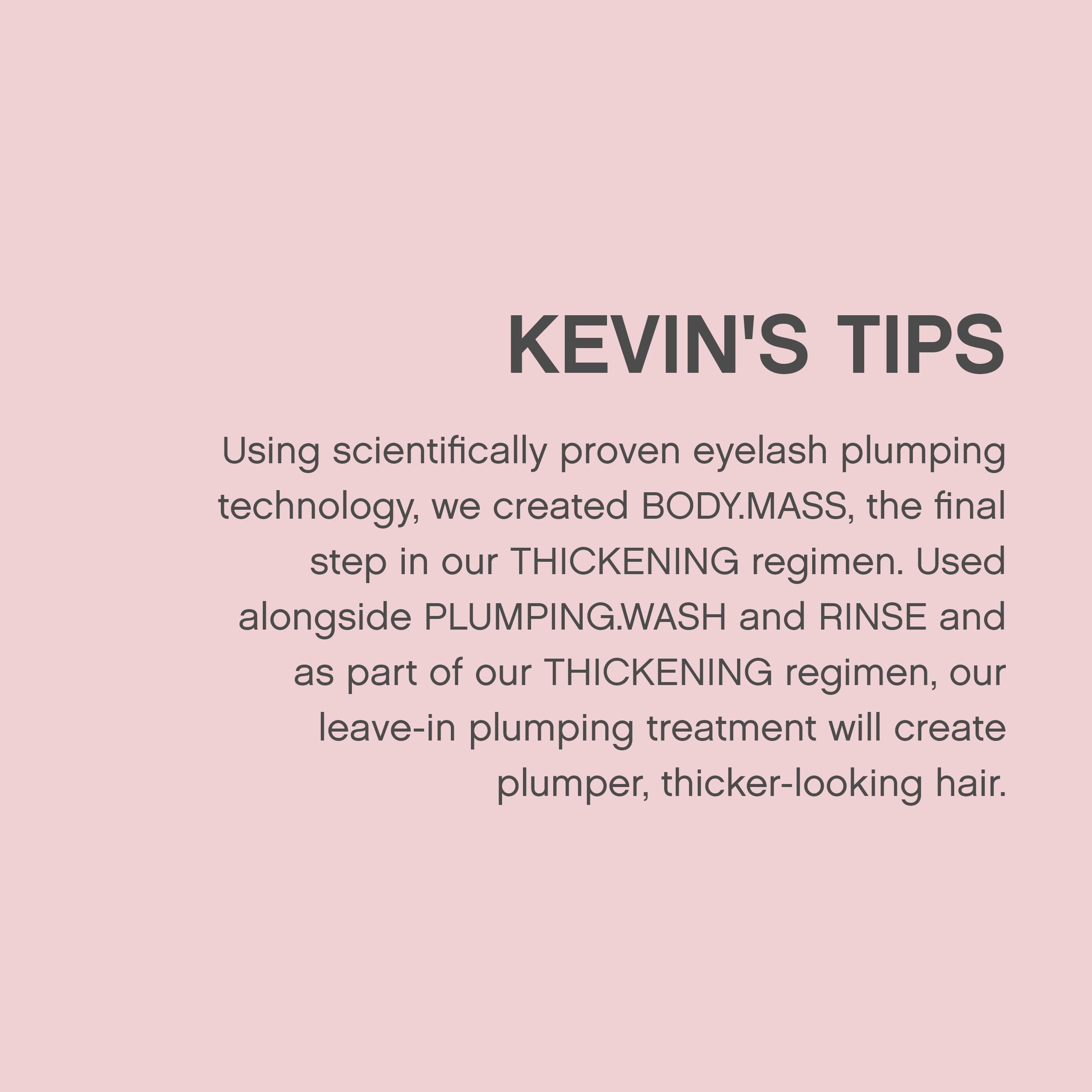 Kevin Murphy Body Mass – soin répare les cheveux sans changer la couleur.