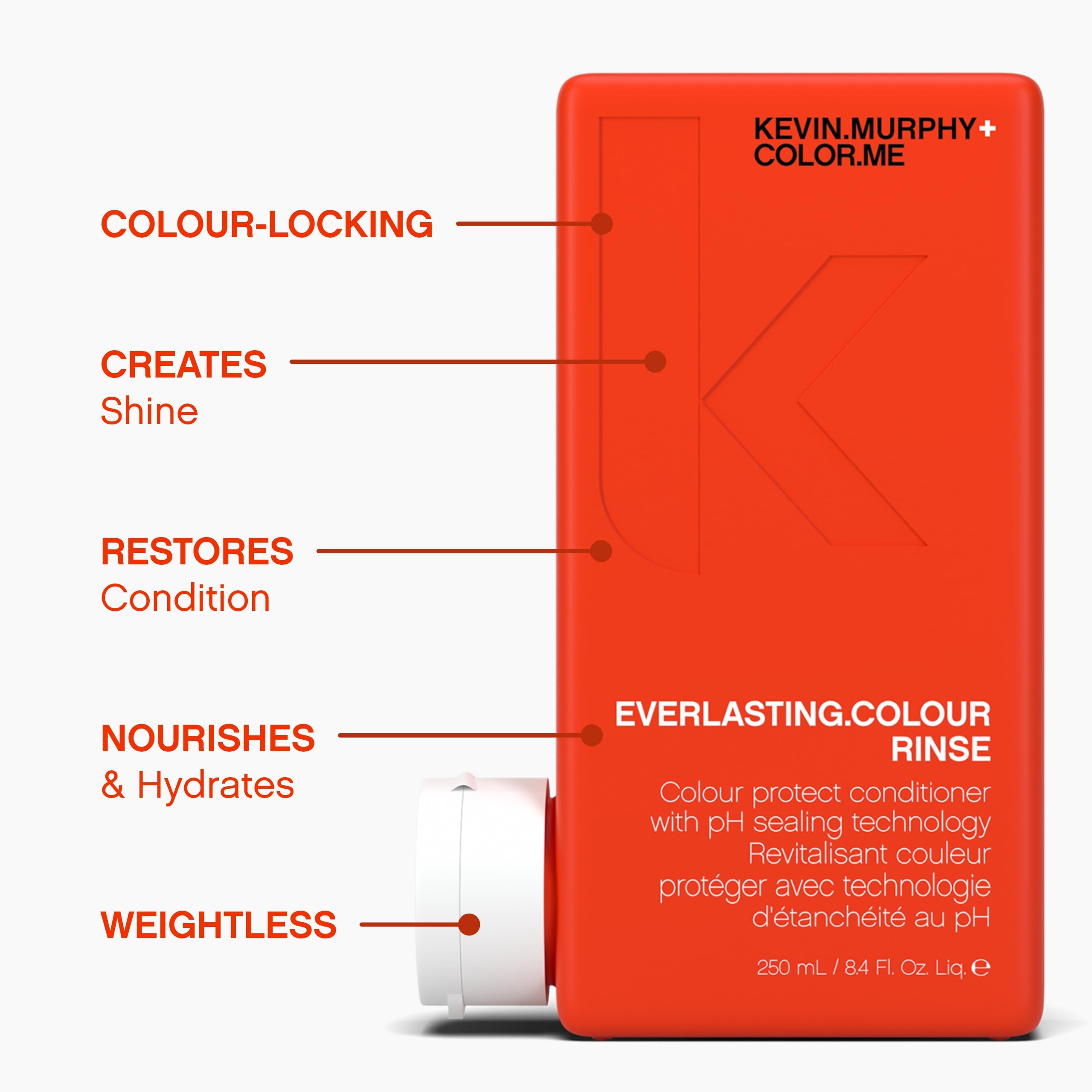 KEVIN.MURPHY EVERLASTING.COLOUR RINSE – Brillance naturelle et soin léger.