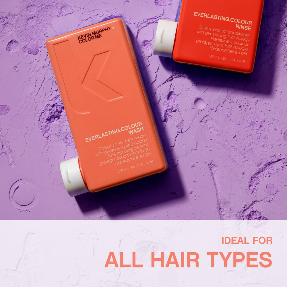 Cheveux brillants après KEVIN.MURPHY EVERLASTING.COLOUR WASH, effet couleur renforcé.