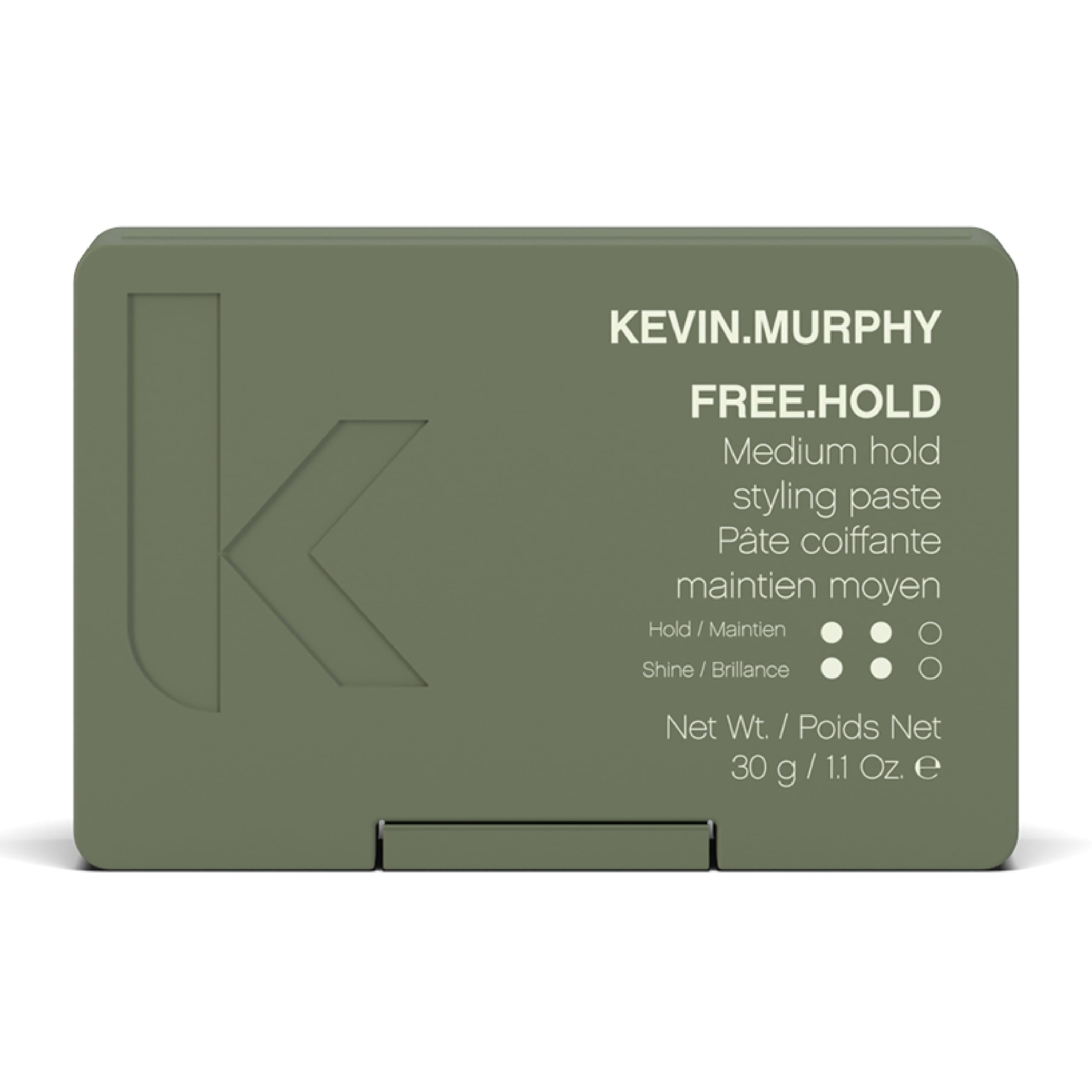 KEVIN.MURPHY FREE.HOLD – application simple pour un coiffage naturel et brillance légère.
