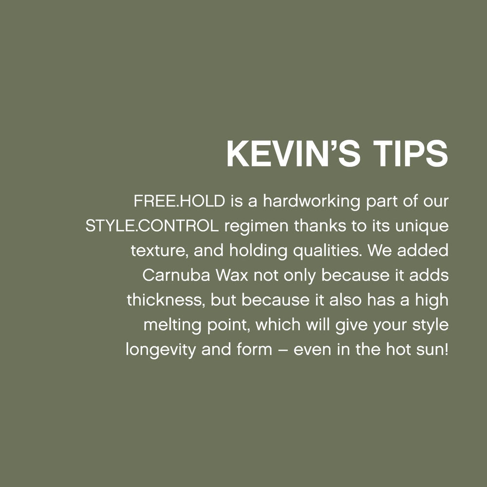 KEVIN.MURPHY FREE.HOLD – finition lisse et mouvement subtil pour tous les styles.