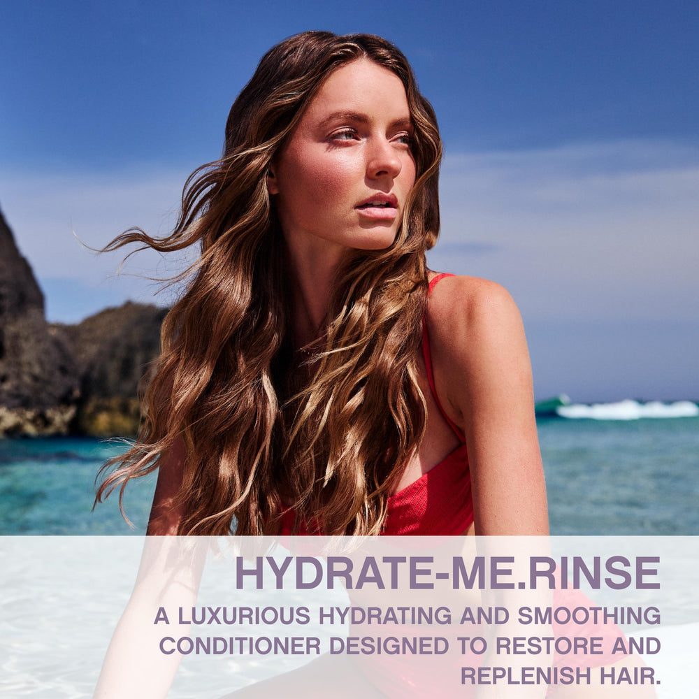 Étiquette KEVIN.MURPHY Hydrate-Me.Rinse sur packaging élégant et lisible