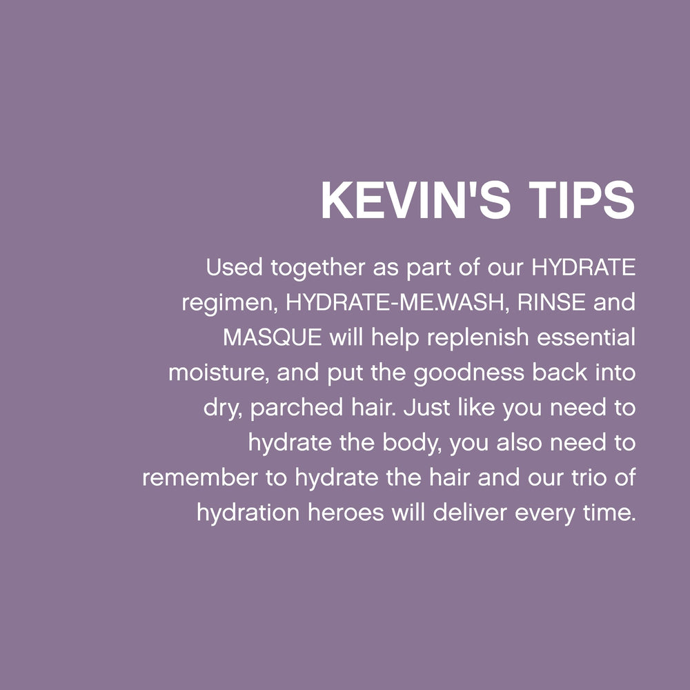 Formule Hydrate-Me.Rinse sans sulfates ni parabènes respectant la couleur