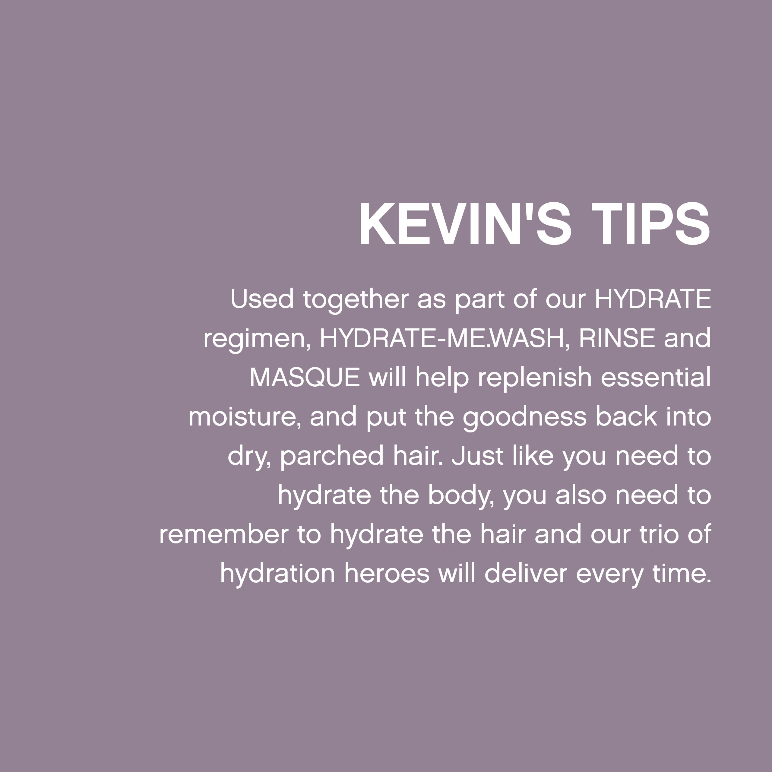 KEVIN.MURPHY Hydrate-Me-Wash sans sulfates respectueux cuir chevelu et colorations