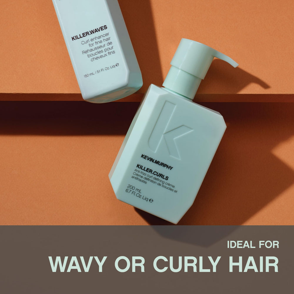 Kevin Murphy Killer.Curls: protection contre la chaleur jusqu'à 216°C pour cheveux en sécurité.