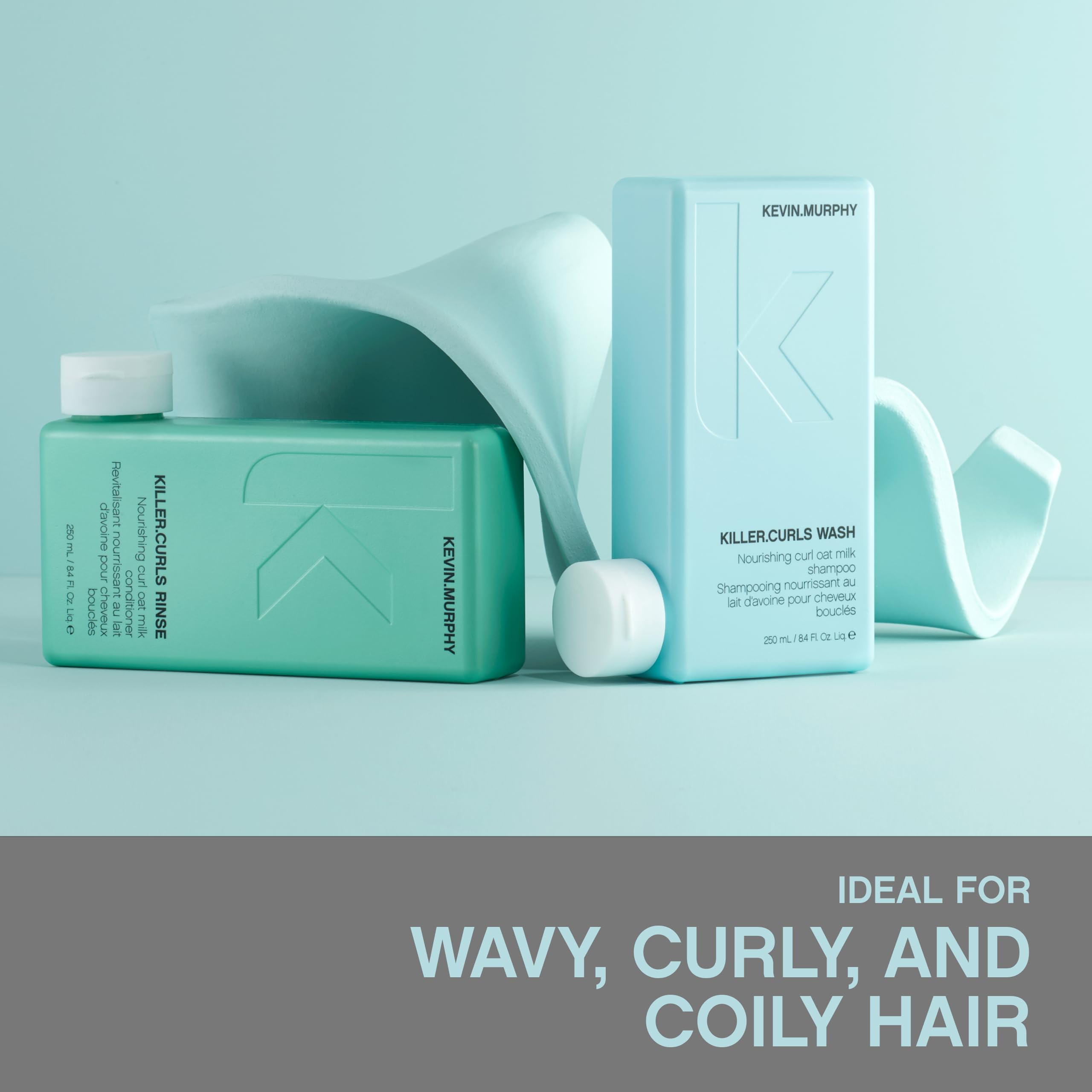 KEVIN.MURPHY KILLER.CURLS WASH – Formule vegan et color-safe pour cheveux colorés.