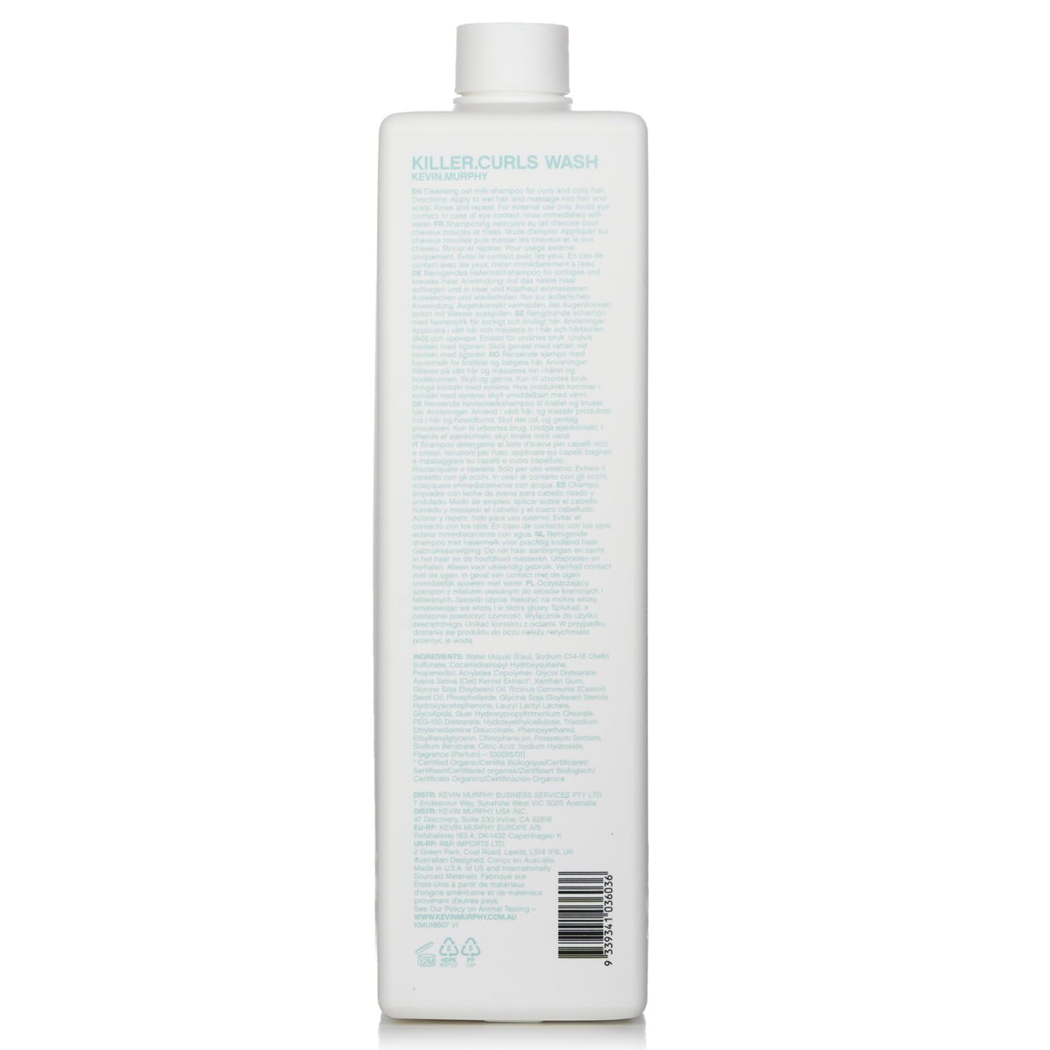 Kevin.Murphy Killer.Curls Wash : démonstration de texture affinée sur les boucles.