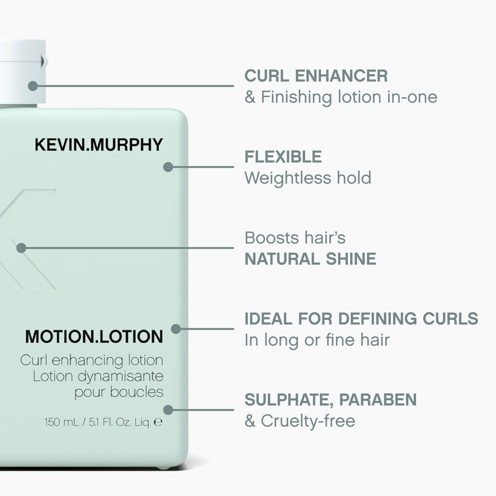 KEVIN.MURPHY MOTION.LOTION nourrit les cheveux et le cuir chevelu pour plus de confort.