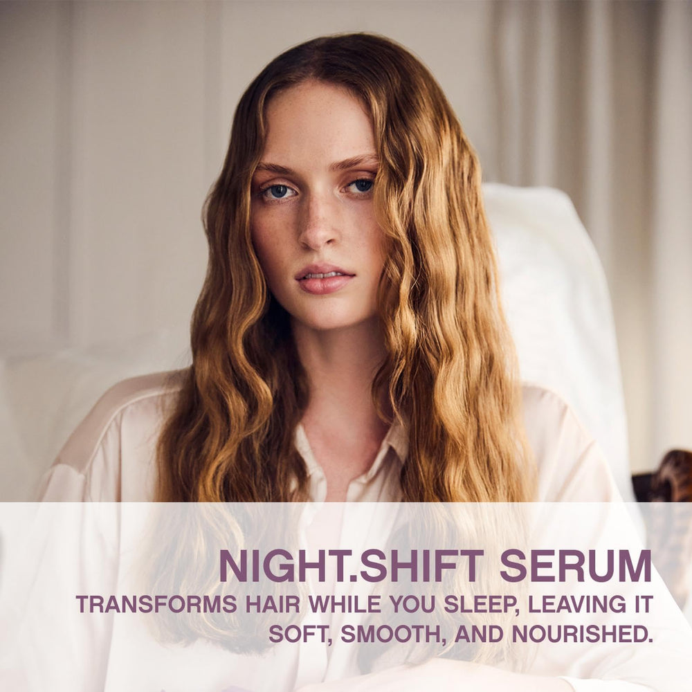 KEVIN.MURPHY NIGHT.SHIFT, serum leger, dompte les frisottis sans alourdir les longueurs.