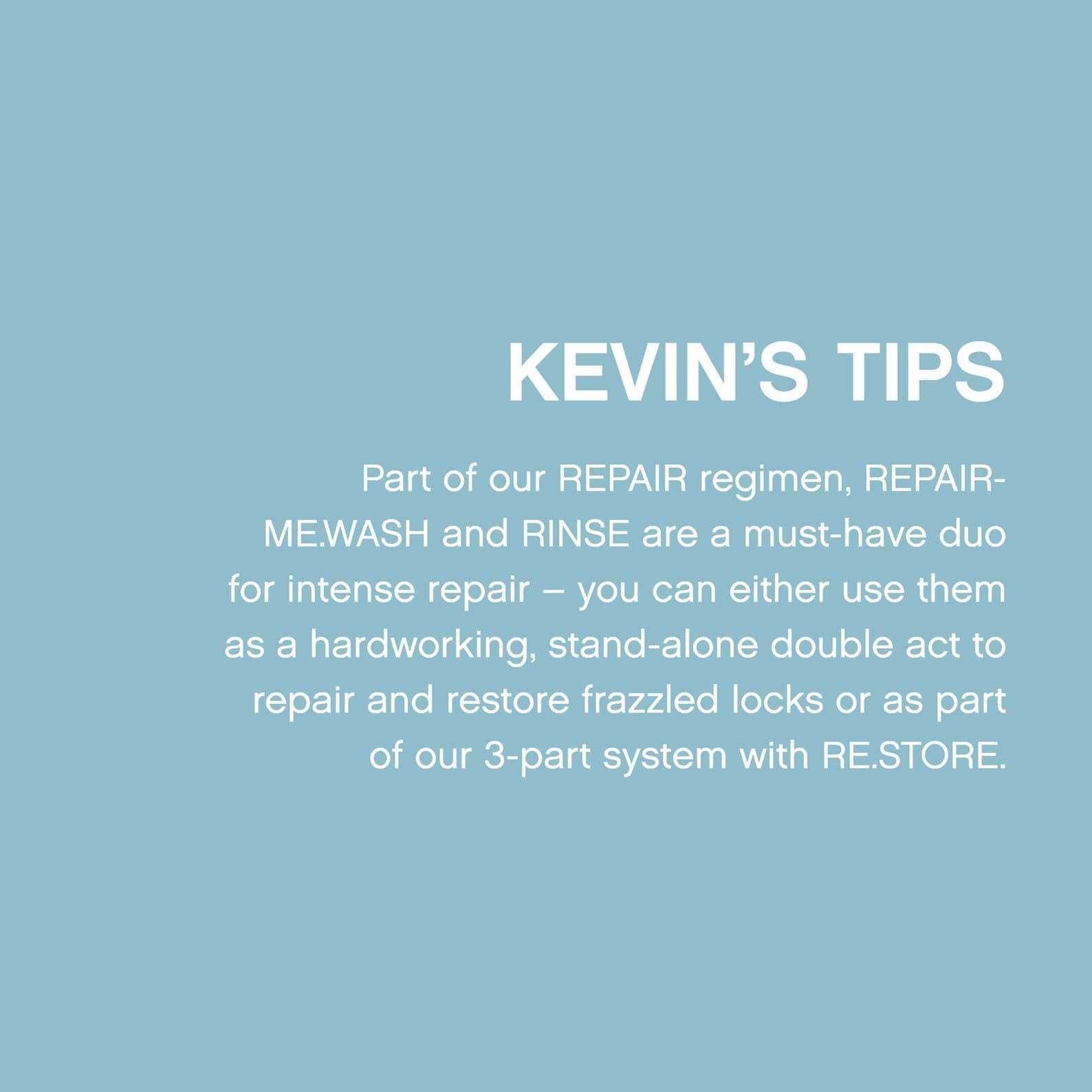 KEVIN.MURPHY Repair-Me.WASH: extrait de bambou renforçant les longueurs.