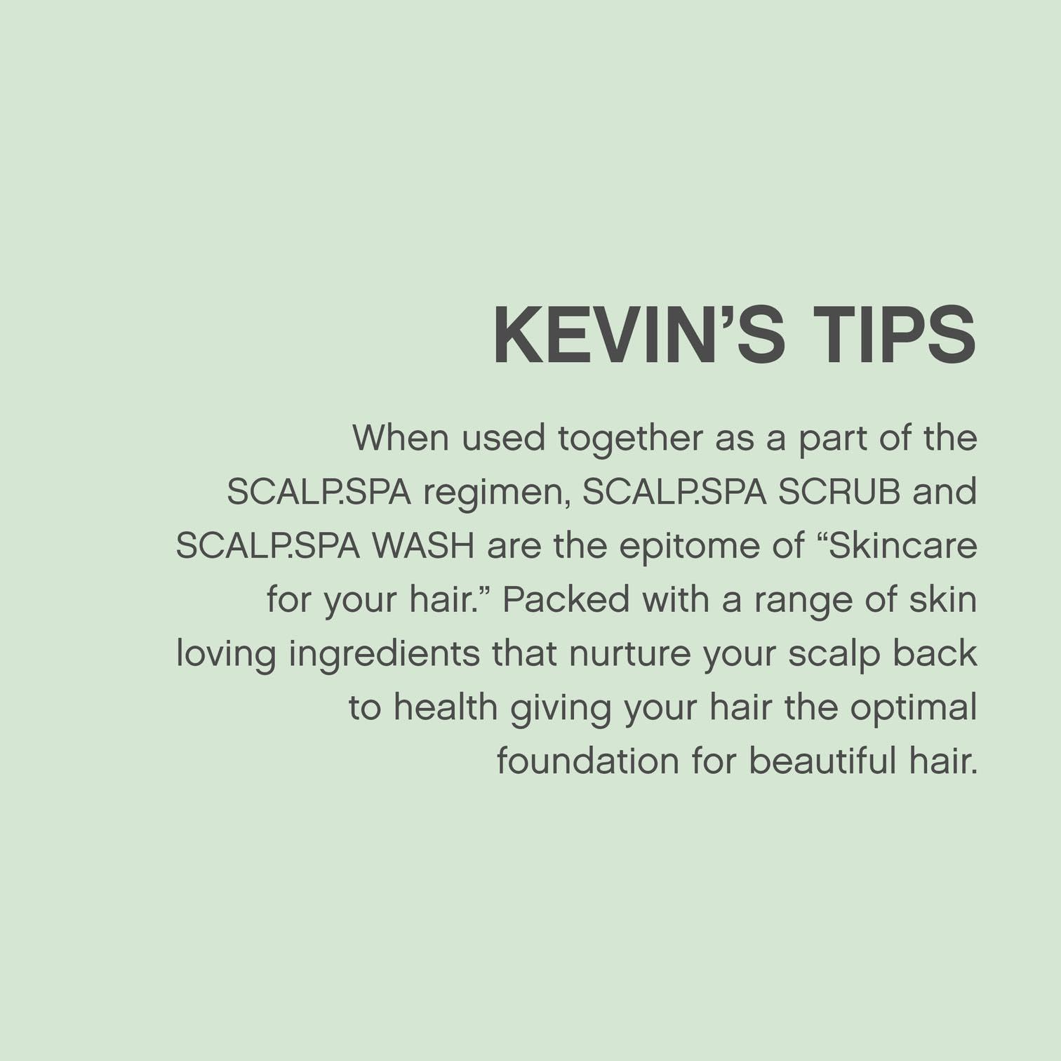 SCALP.SPA WASH apaise irritations et laisse cheveux propres et souples.