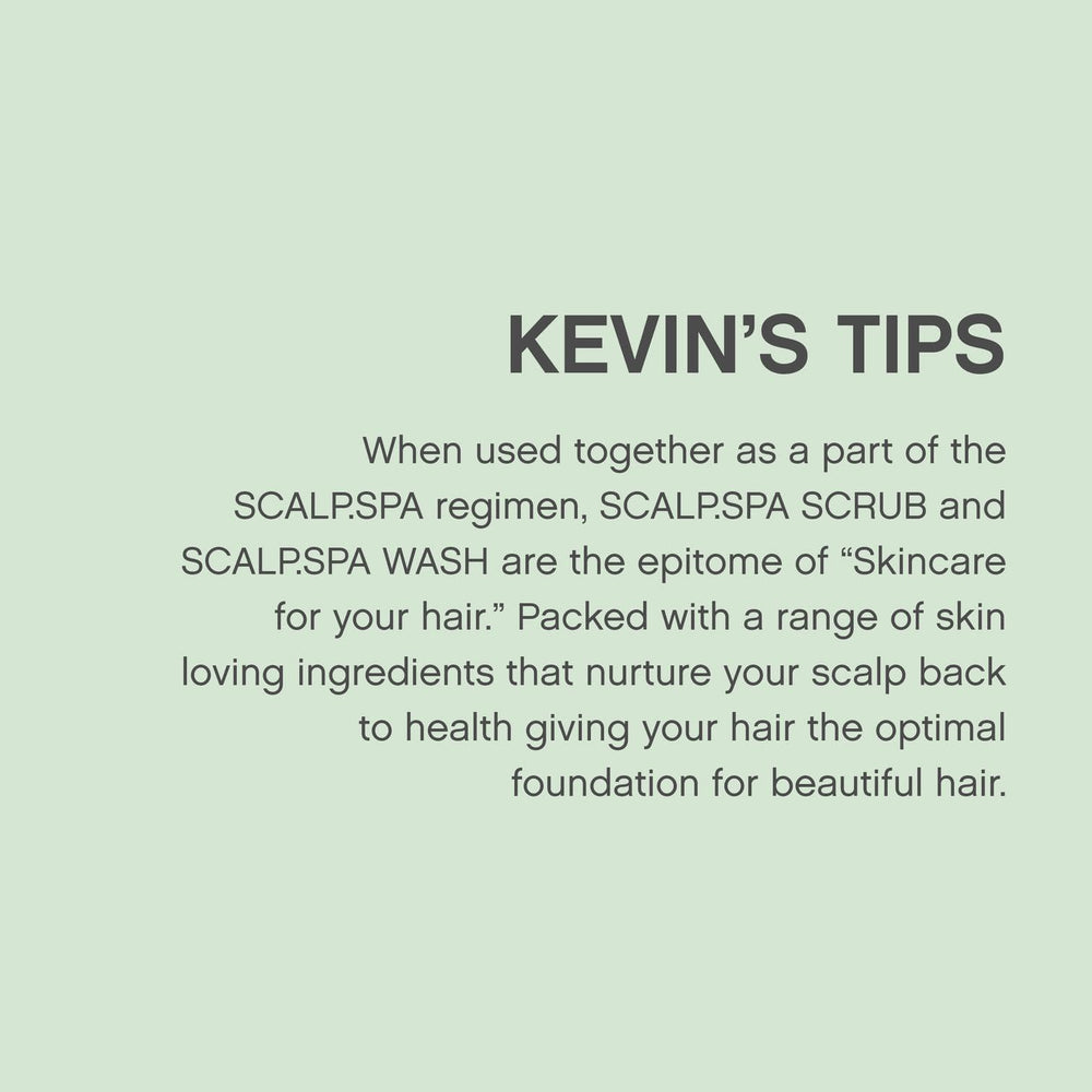 SCALP.SPA WASH apaise irritations et laisse cheveux propres et souples.