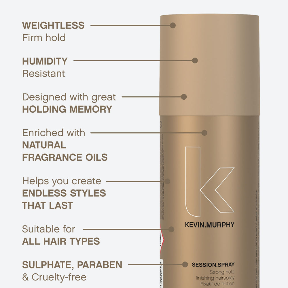 KEVIN.MURPHY Session : résistance à l'humidité pour coiffures durables.