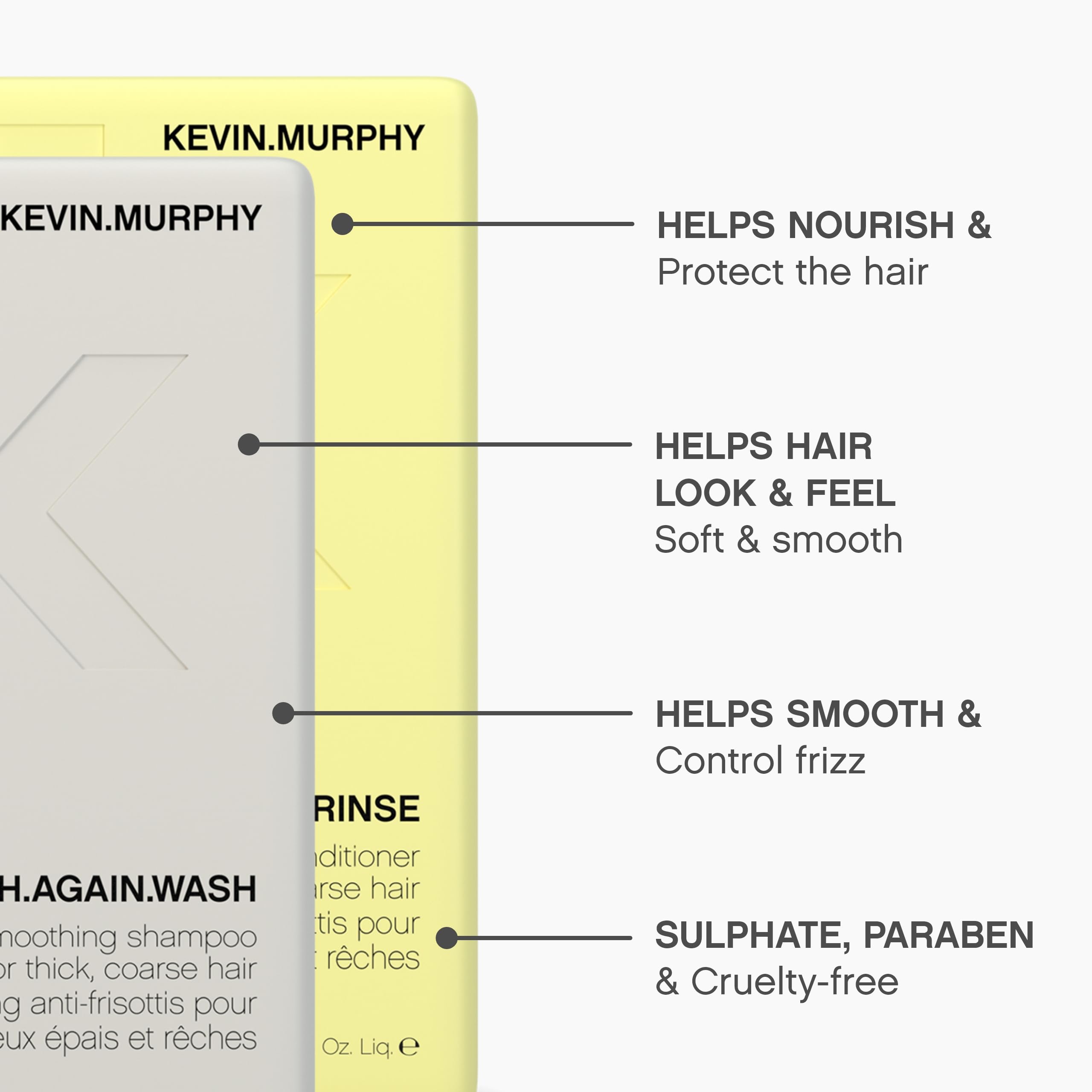 Coffret des fêtes Kevin Murphy Smooth Again ouvert, présentation élégante.