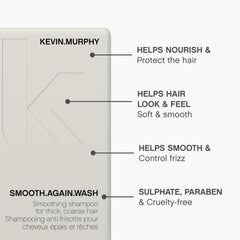 Frizz contrôlé au quotidien avec SMOOTH.AGAIN WASH pour cheveux faciles à coiffer.