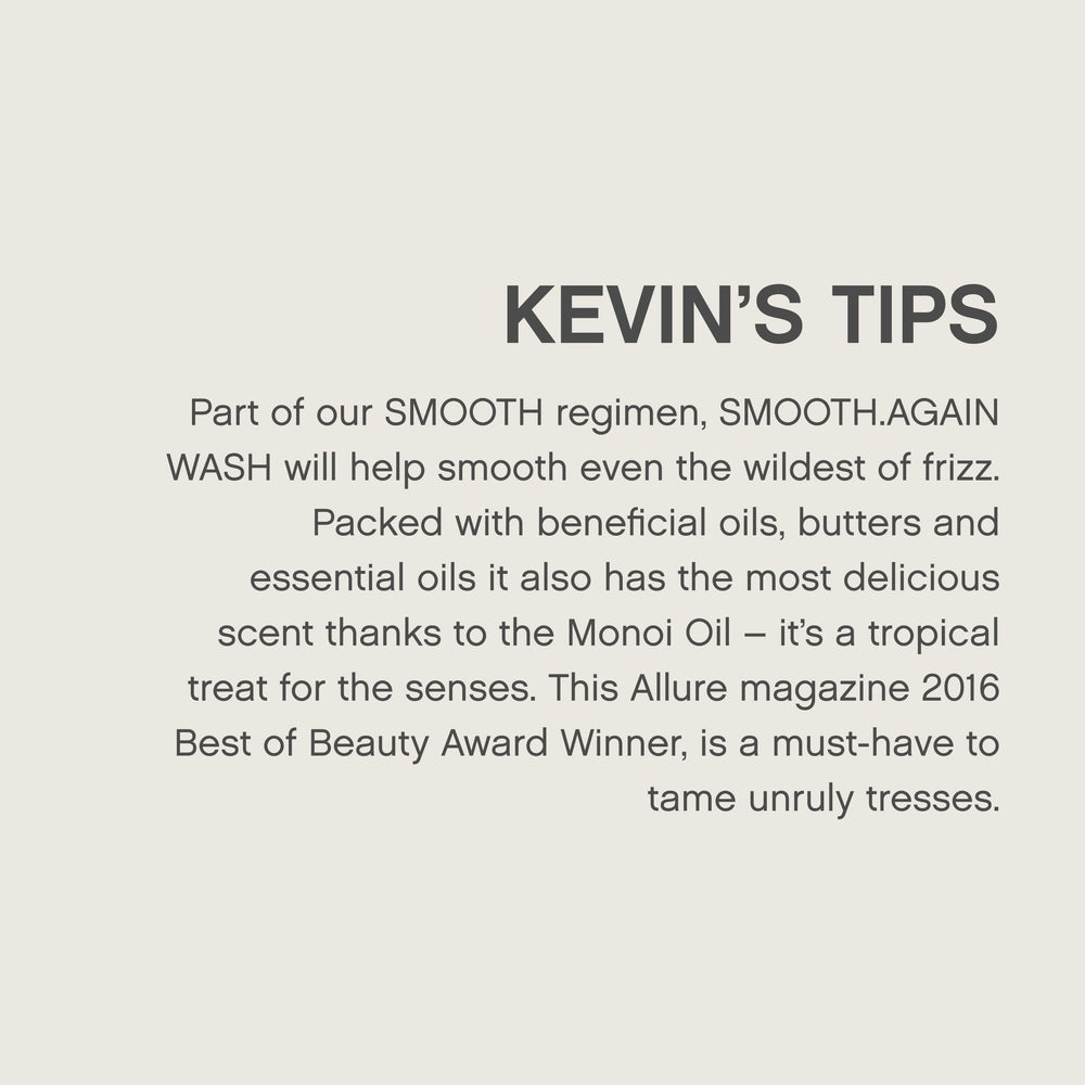 Utilisation quotidienne recommandée de SMOOTH.AGAIN WASH pour cheveux épais.