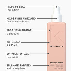 Kevin Murphy Staying Alive: contrôle du frizz pour une chevelure lisse et soyeuse.