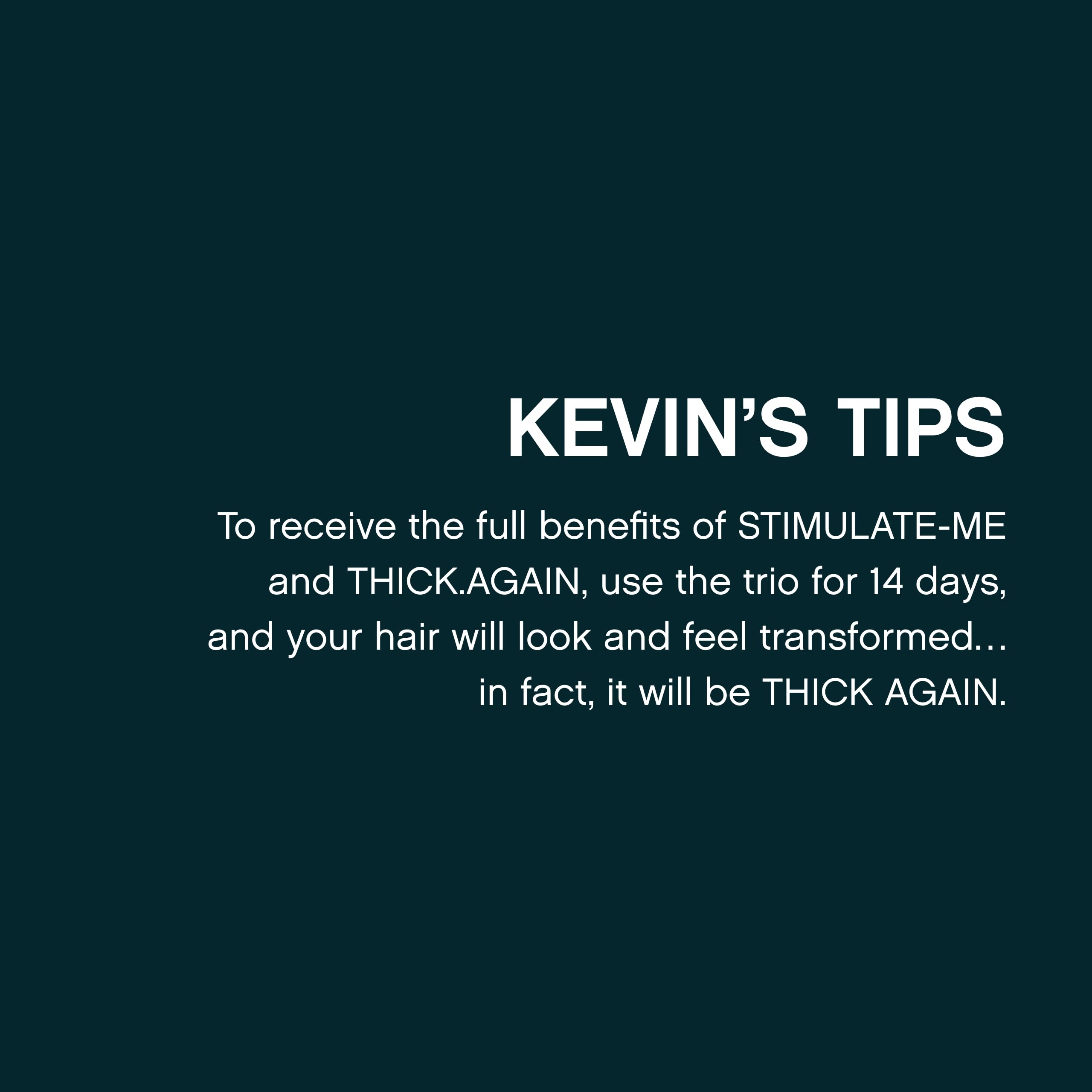 Protection chaleur lors du séchage avec KEVIN.MURPHY Thick.Again.