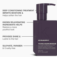 KEVIN.MURPHY Young.Again.Masque – Texture crémeuse qui démêle sans alourdir.