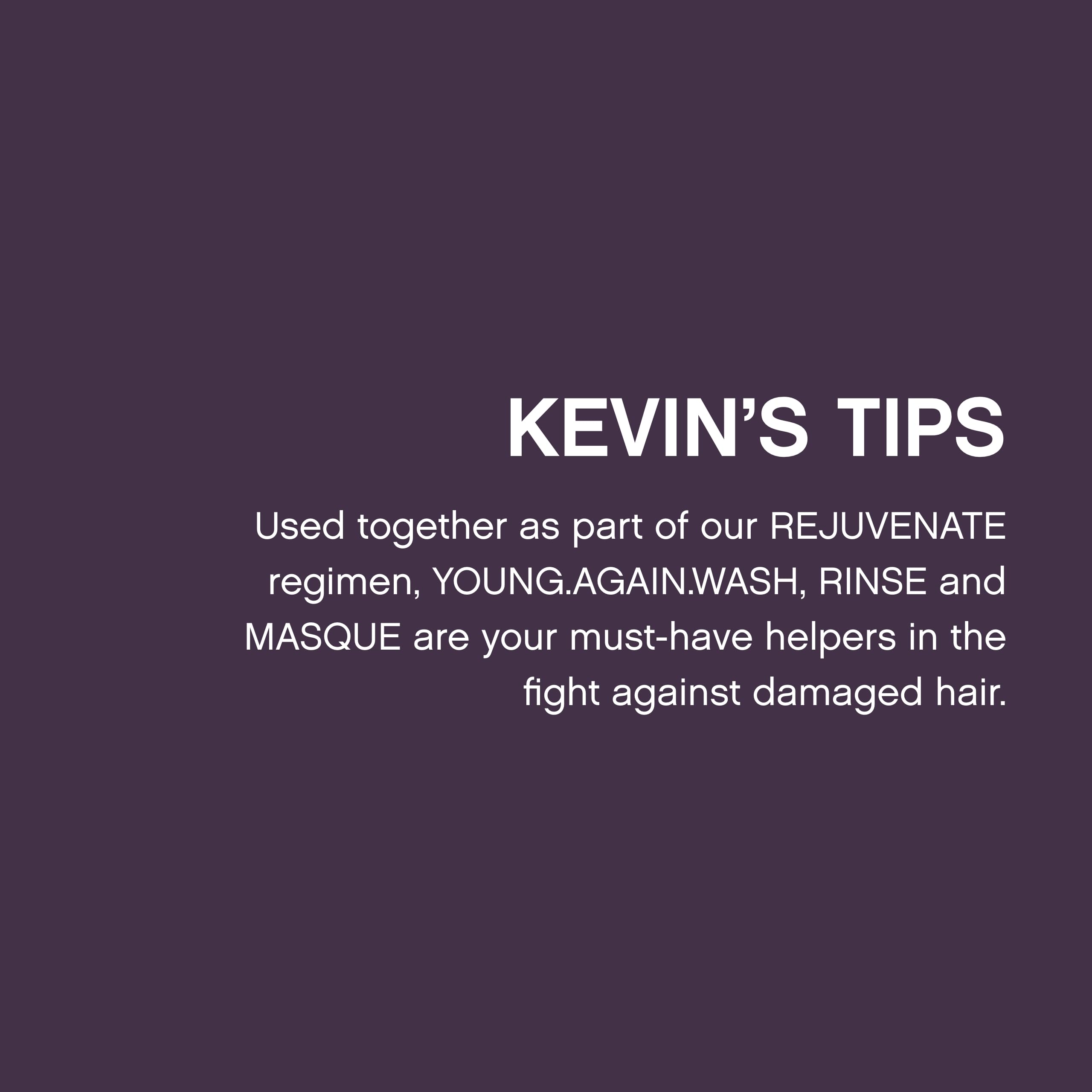KEVIN.MURPHY Young.Again.Masque – Huiles essentielles pour parfum discret.