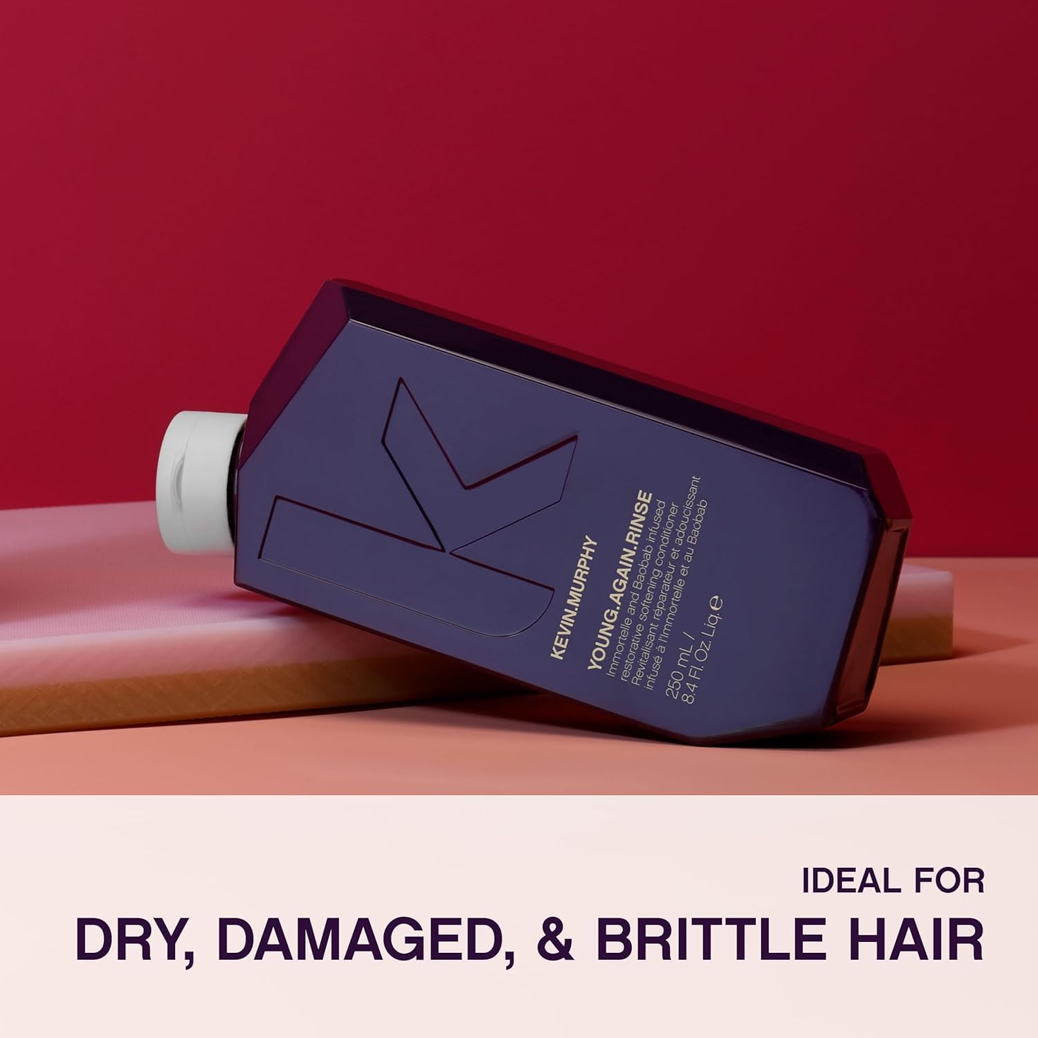 KEVIN.MURPHY Young.Again.Rinse: cheveux avant/après une apparence plus lumineuse et souple