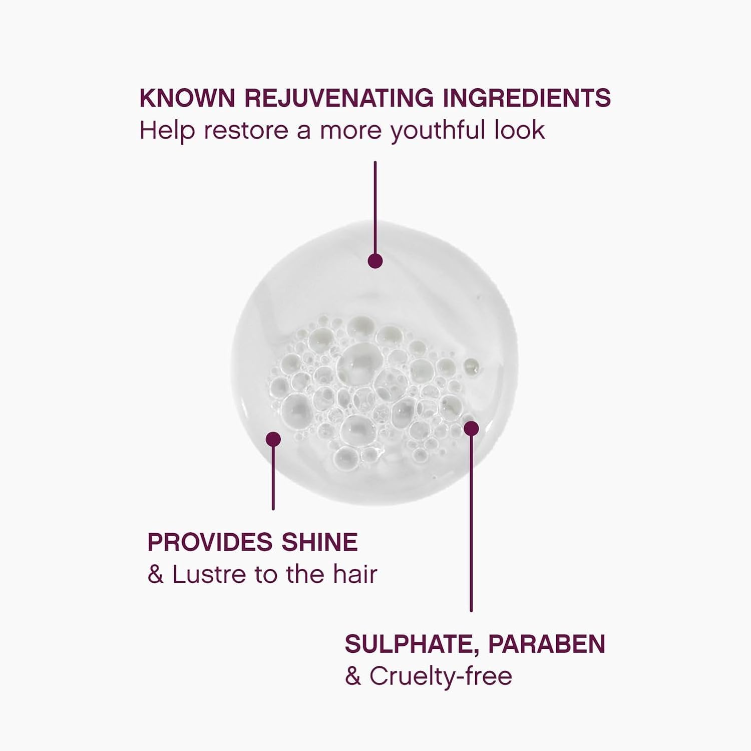 Texture crème lisse prête à l’emploi pour nourrir les cheveux