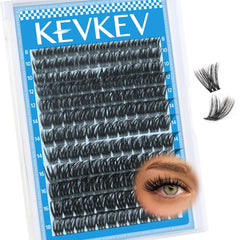 KevKev Lash Clusters bande fine pour un port confortable toute la journée