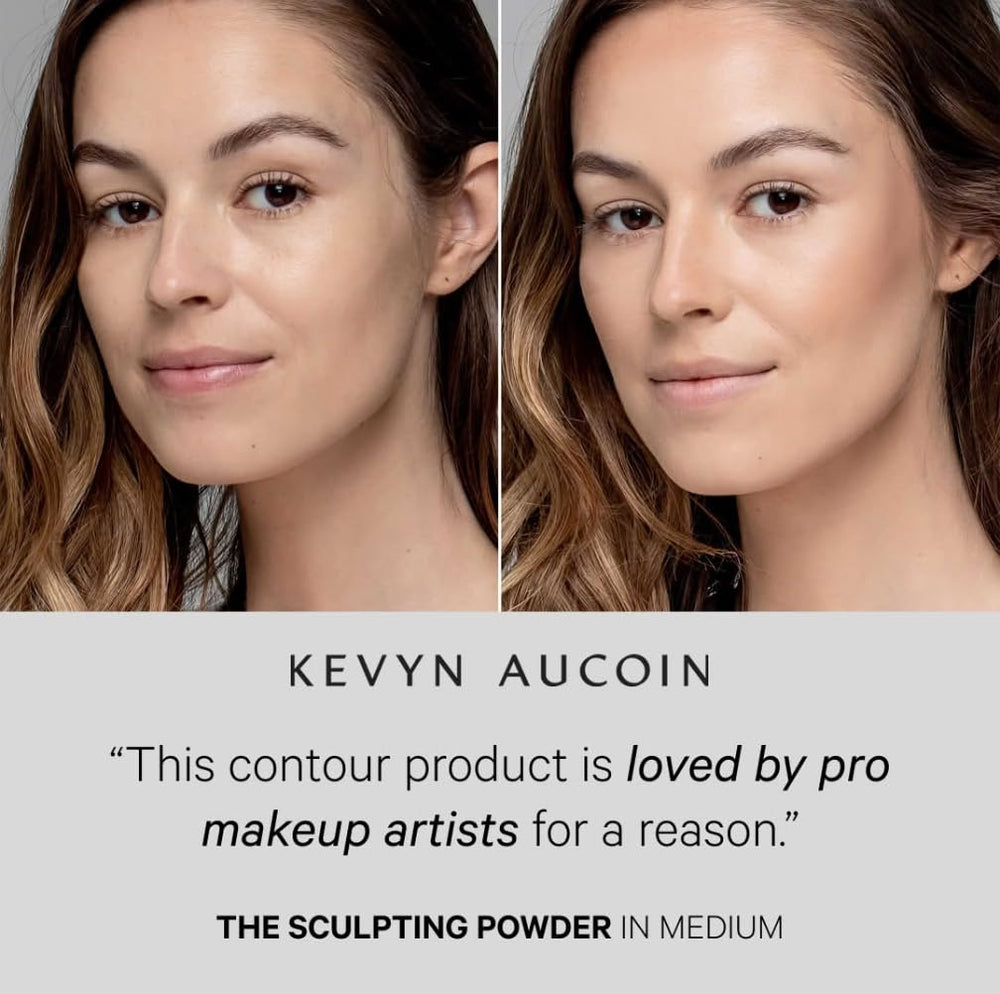 Contour précis rendu par des pigments harmonisés du Sculpting Powder Medium