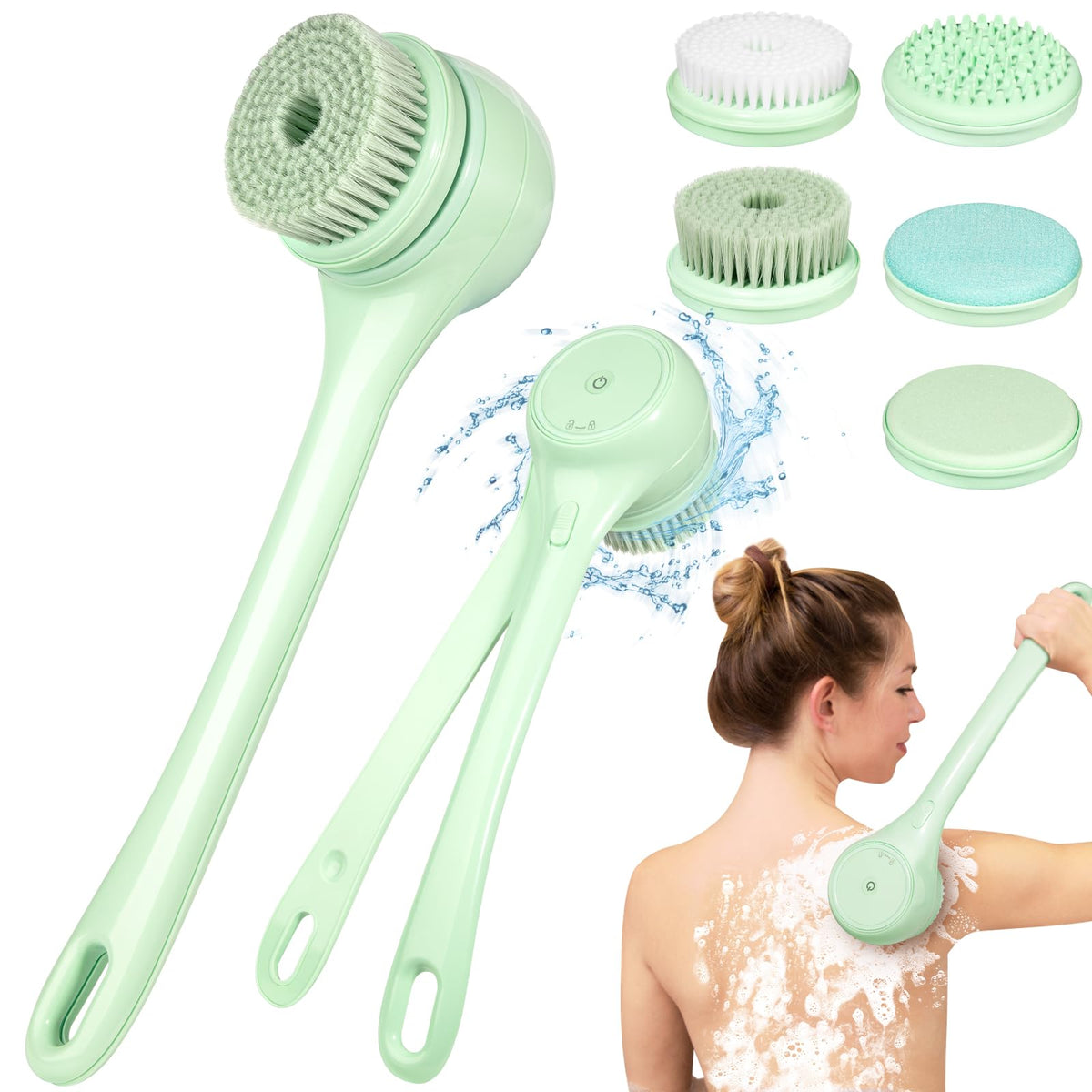 Keweis brosse-corps électrique pour douche, nettoyage en profondeur et peau nette.