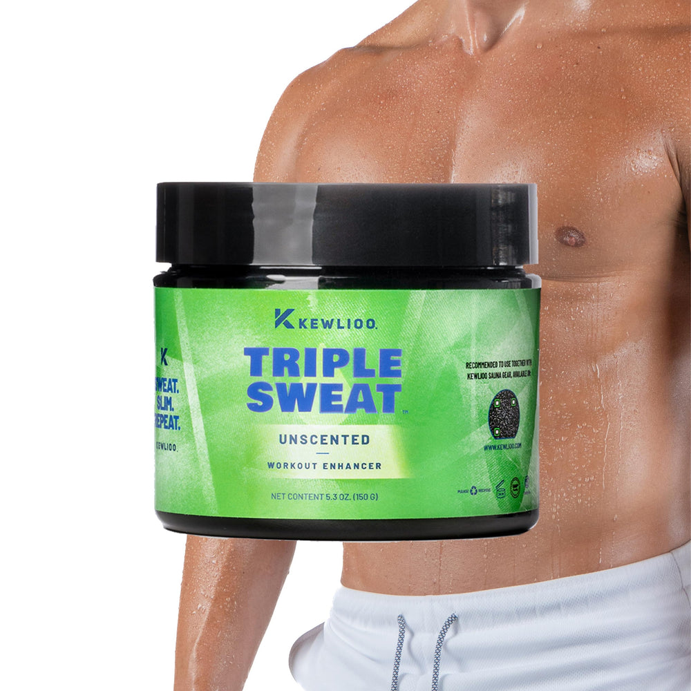 Kewlioo Triple Sweat, bouteille prête à l’emploi, prépare l’entraînement et favorise la sudation.