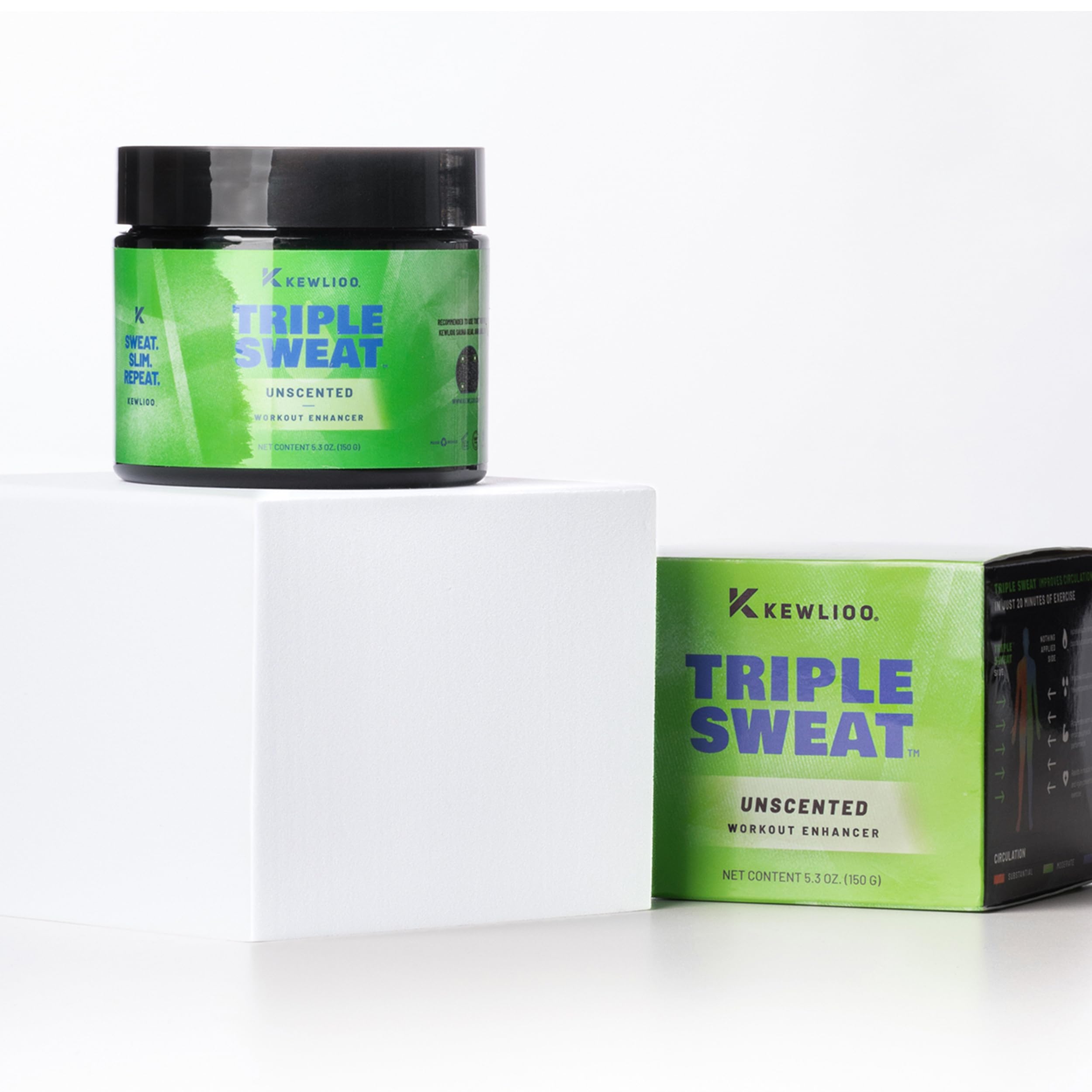 Kewlioo Triple Sweat, texture non grasse qui pénètre rapidement.