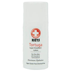 Keys Tortuga lotion émolliente en flacon, hydratation rapide pour peaux sèches et sensibles