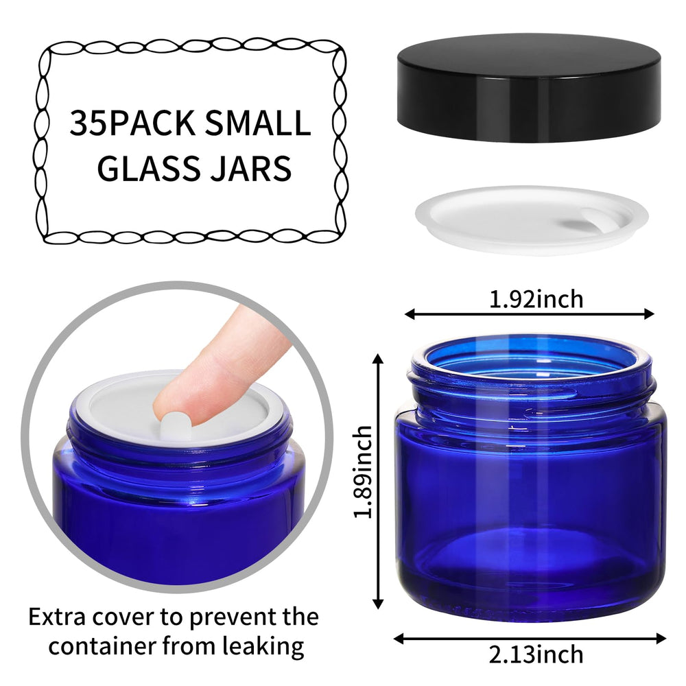 KEYWING pot-verre-bleu-2oz-doublure-interieure, fermeture souple et utile.
