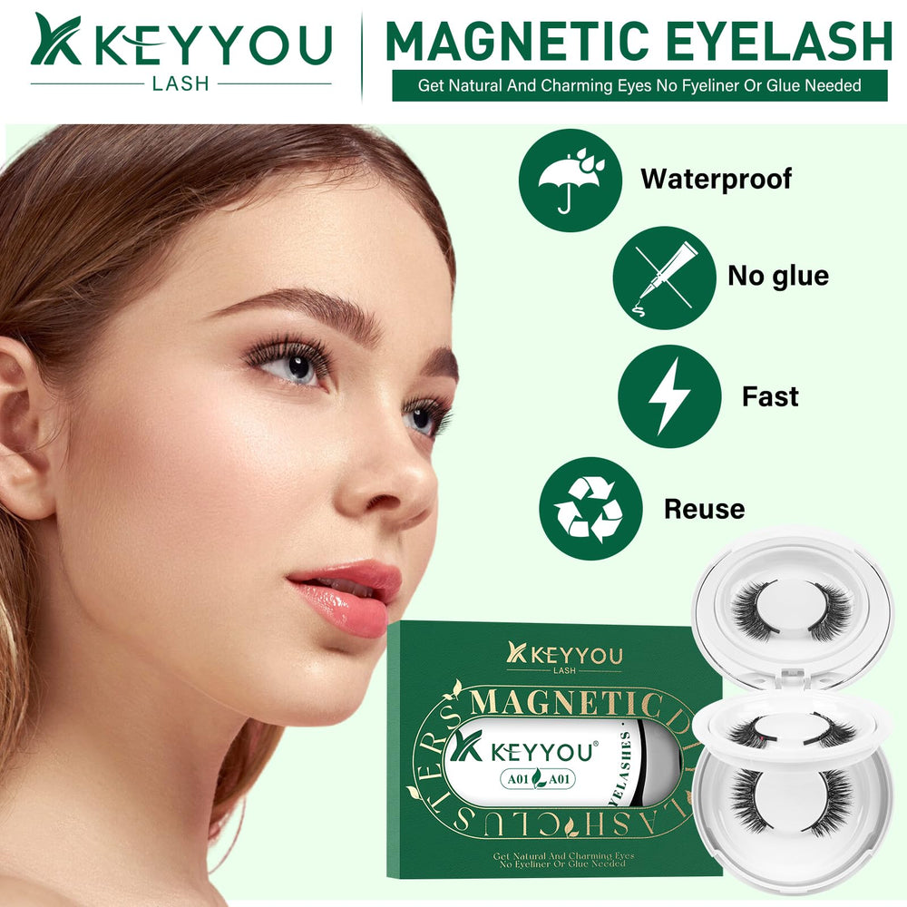 Applicateur KEYYOU pour poser les cils magnétiques avec précision.