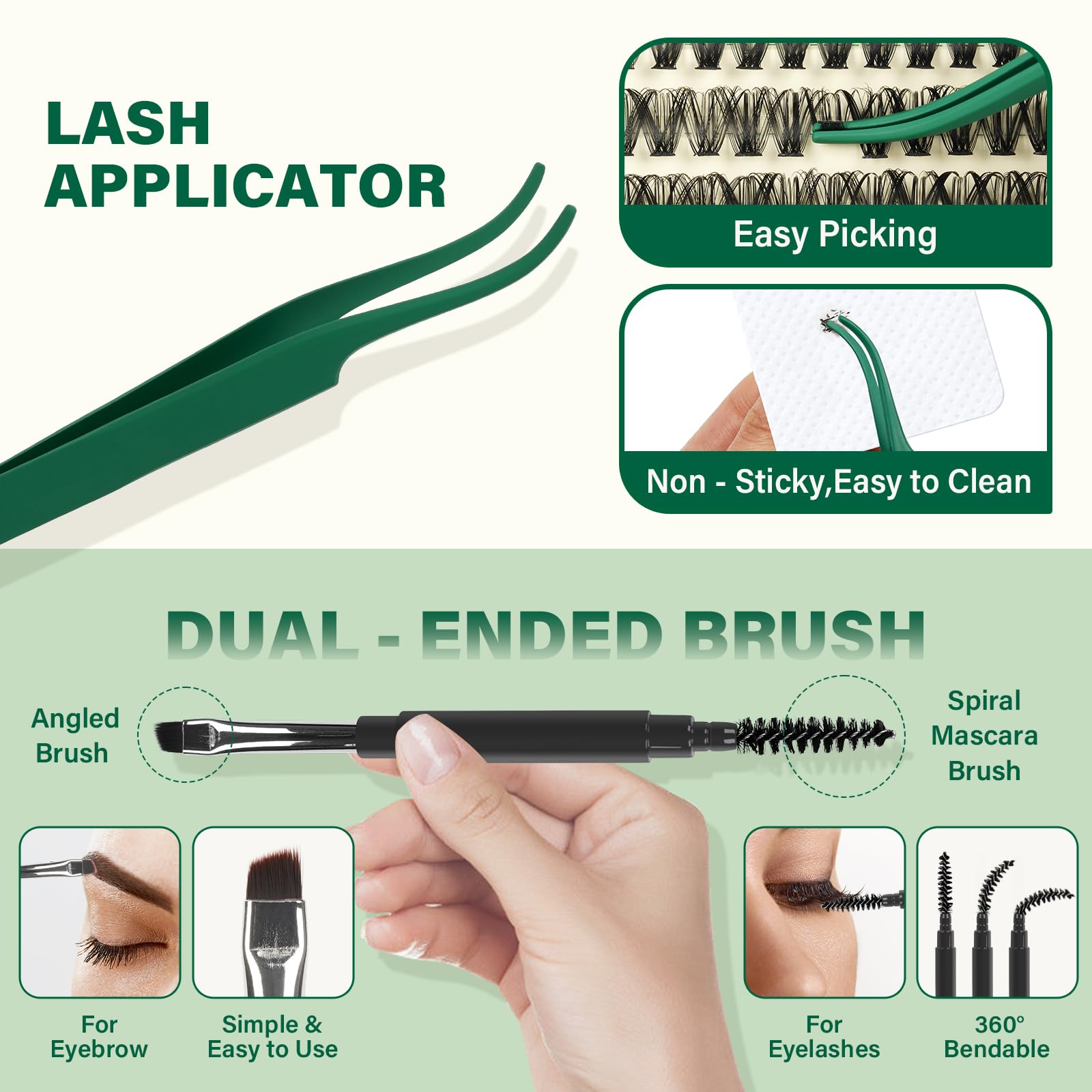 KEYYOU brosse-double-face – nettoyage et séparation faciles.