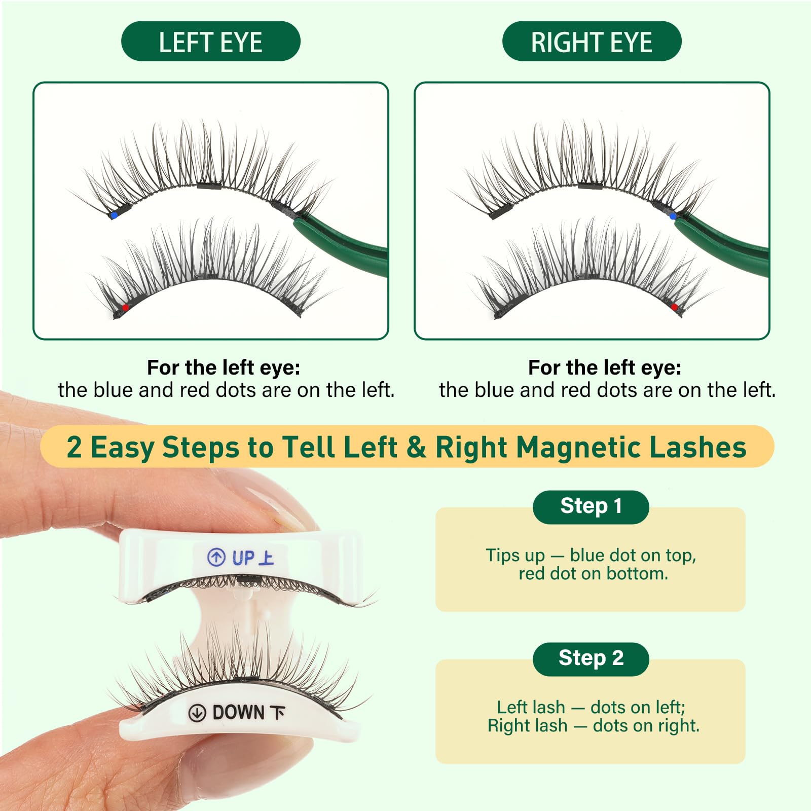 KEYYOU cils magnétiques guide-utilisation pour débutants.