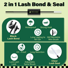 KEYYOU couche protectrice Seal, protection durable pour les cils.