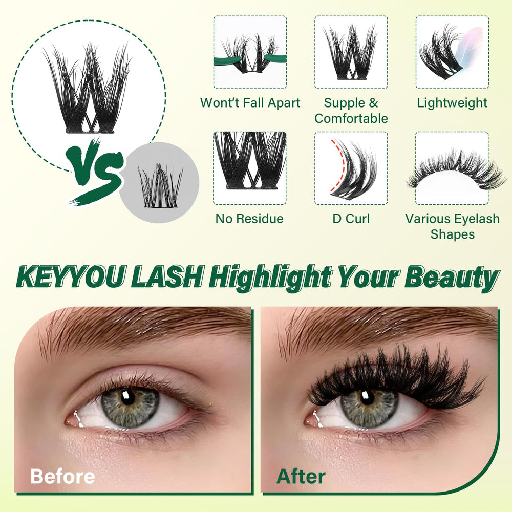 KEYYOU Effet 3D fluffy: regard plus profond et naturel