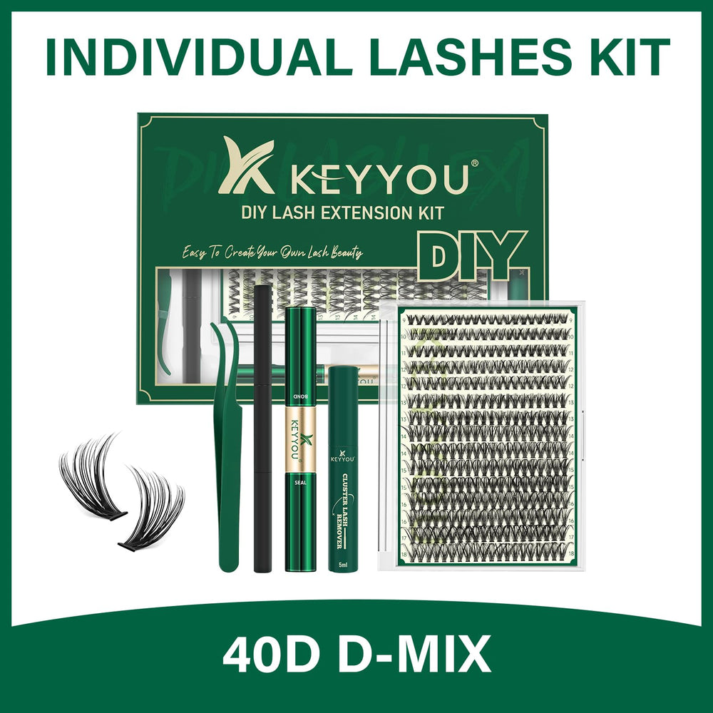 KEYYOU ensemble-brosse-cils, accessoire utile pour démêler et entretenir les cils.