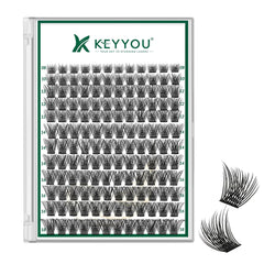 KEYYOU ensembles-cils-d-courbure-8-18mix offre une courbure naturelle pour un regard homogène.