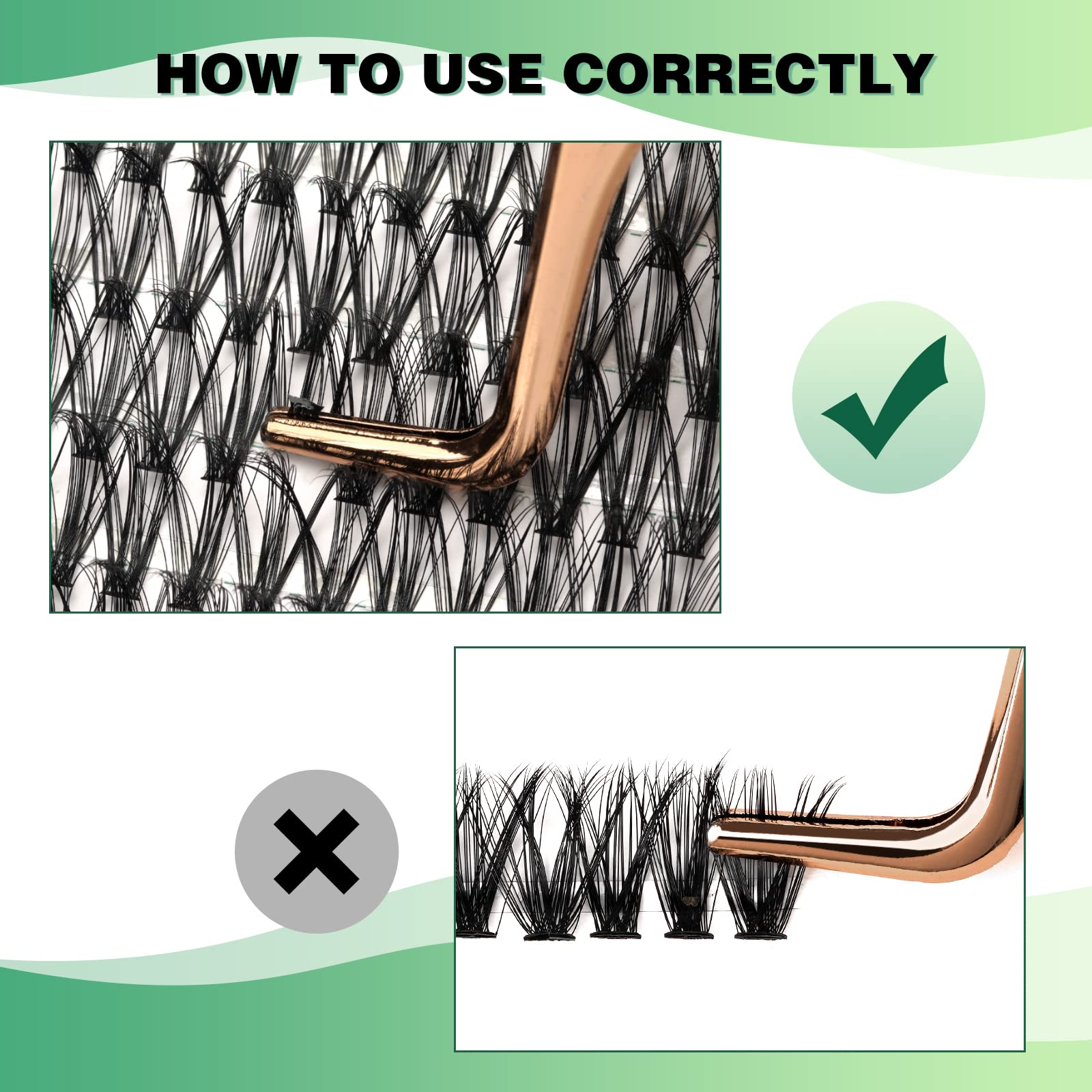 KEYYOU boucles optimisées qui se fondent avec les cils naturels pour un effet pro.