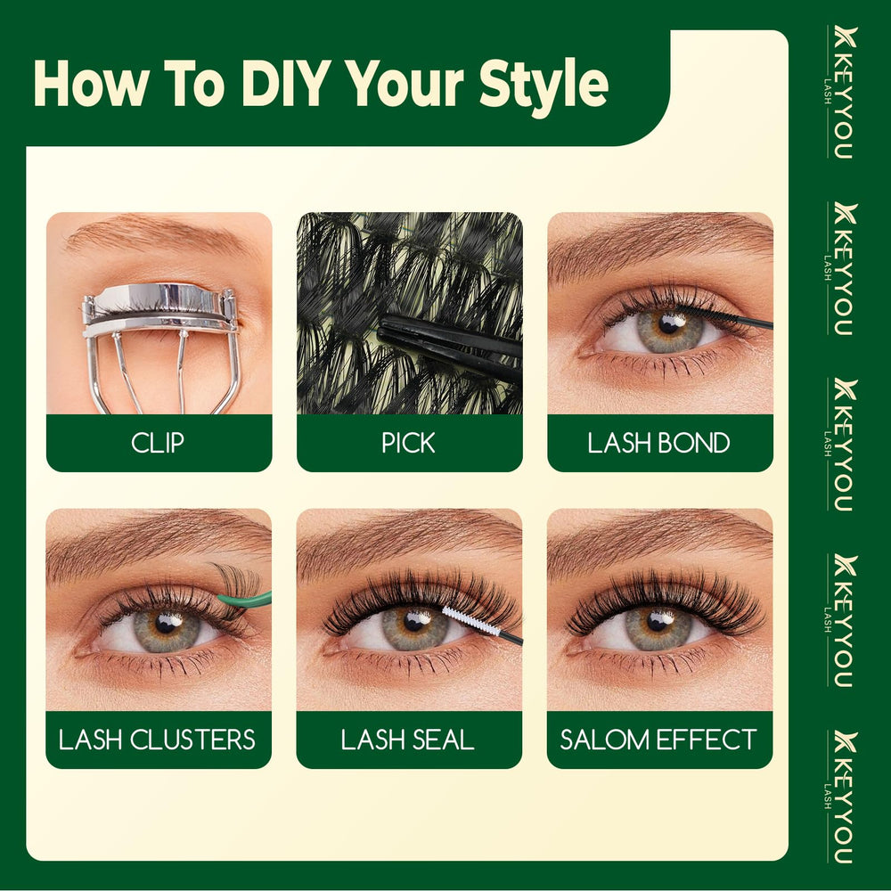 KEYYOU kit à domicile pour extensions faciles.