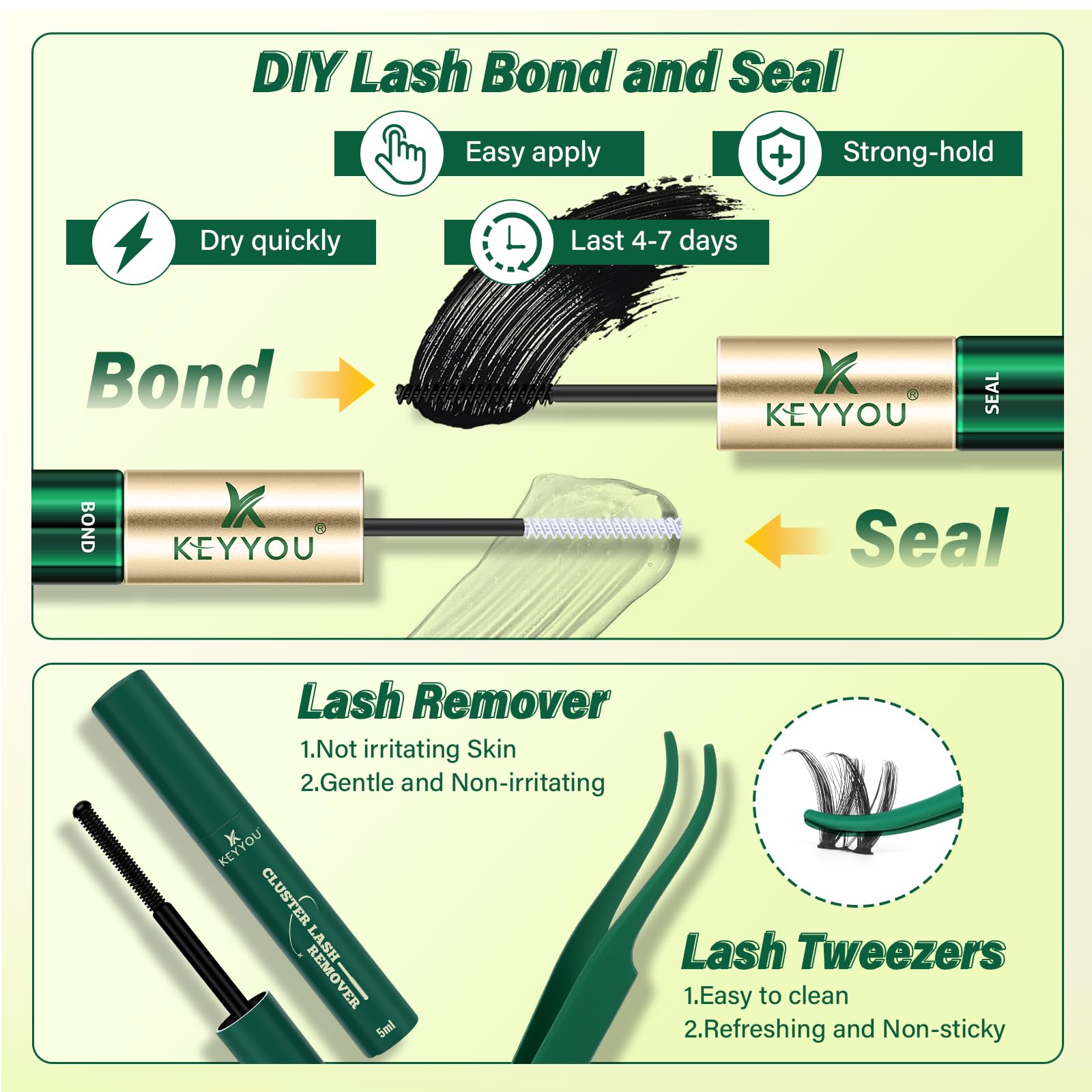 KEYYOU LASH Application facile destinée aux débutants