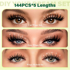 KEYYOU LASH Bande ultra-fine pour pose rapide et confortable