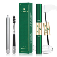 KEYYOU Lash Bond and Seal with 2-in-1 wand for smooth cluster application.