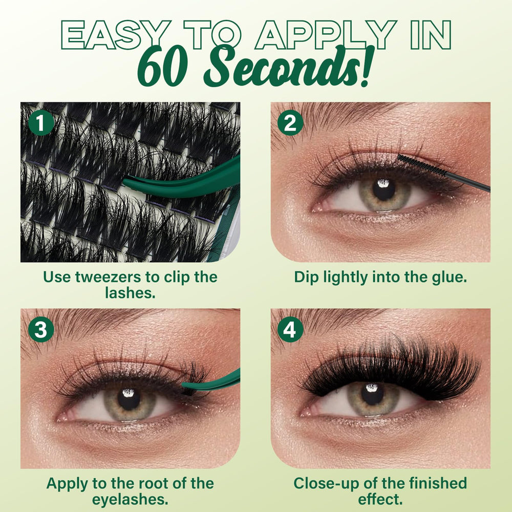 KEYYOU LASH Clusters – Doux et confortables pour une utilisation quotidienne