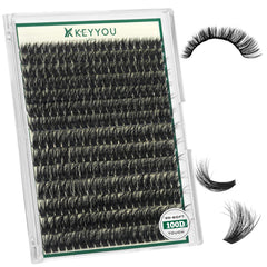 KEYYOU LASH Clusters – Effet 3D, volume naturel pour un regard plus dense